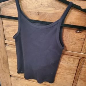 John Gault Black Tank Croptop